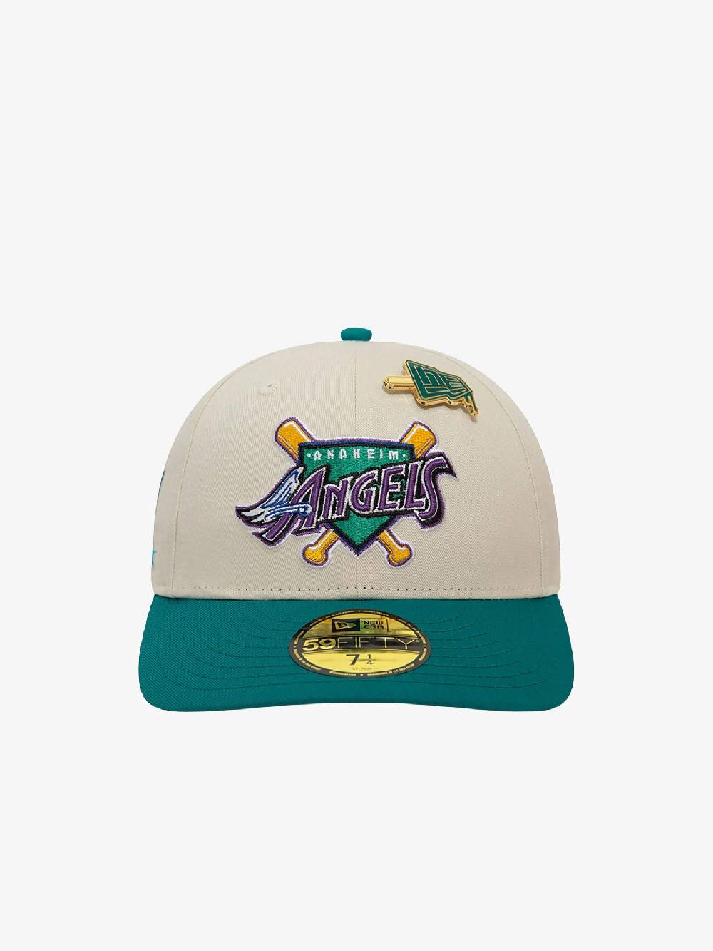 NEW ERA Cappello 59FIFTY Low Profile LA Angels MLB Pin 60503329 uomo cotone beige Fino al 60% di sconto