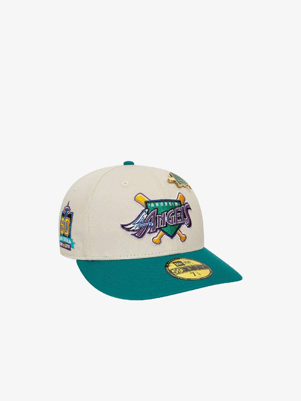 NEW ERA Cappello 59FIFTY Low Profile LA Angels MLB Pin 60503329 uomo cotone beige Fino al 60% di sconto