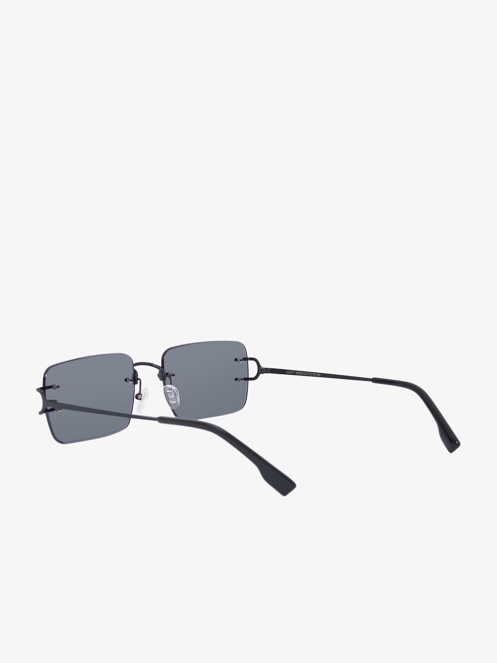 LEZIFF Occhiali da sole M5929 uomo alluminio nero Sostegno trimestrale