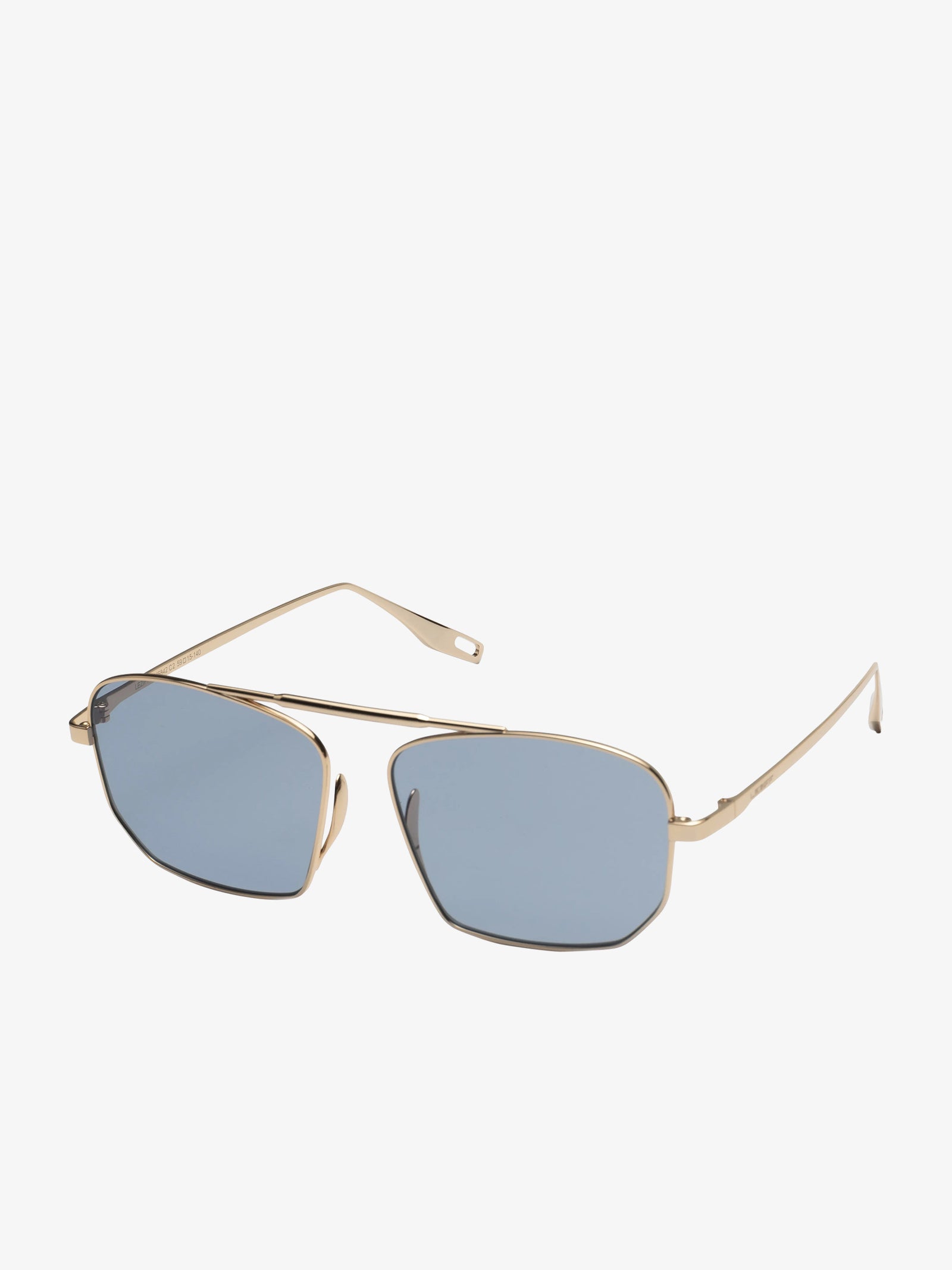 LEZIFF Occhiali da sole ASPEN uomo metallo blu Enormi sconti
