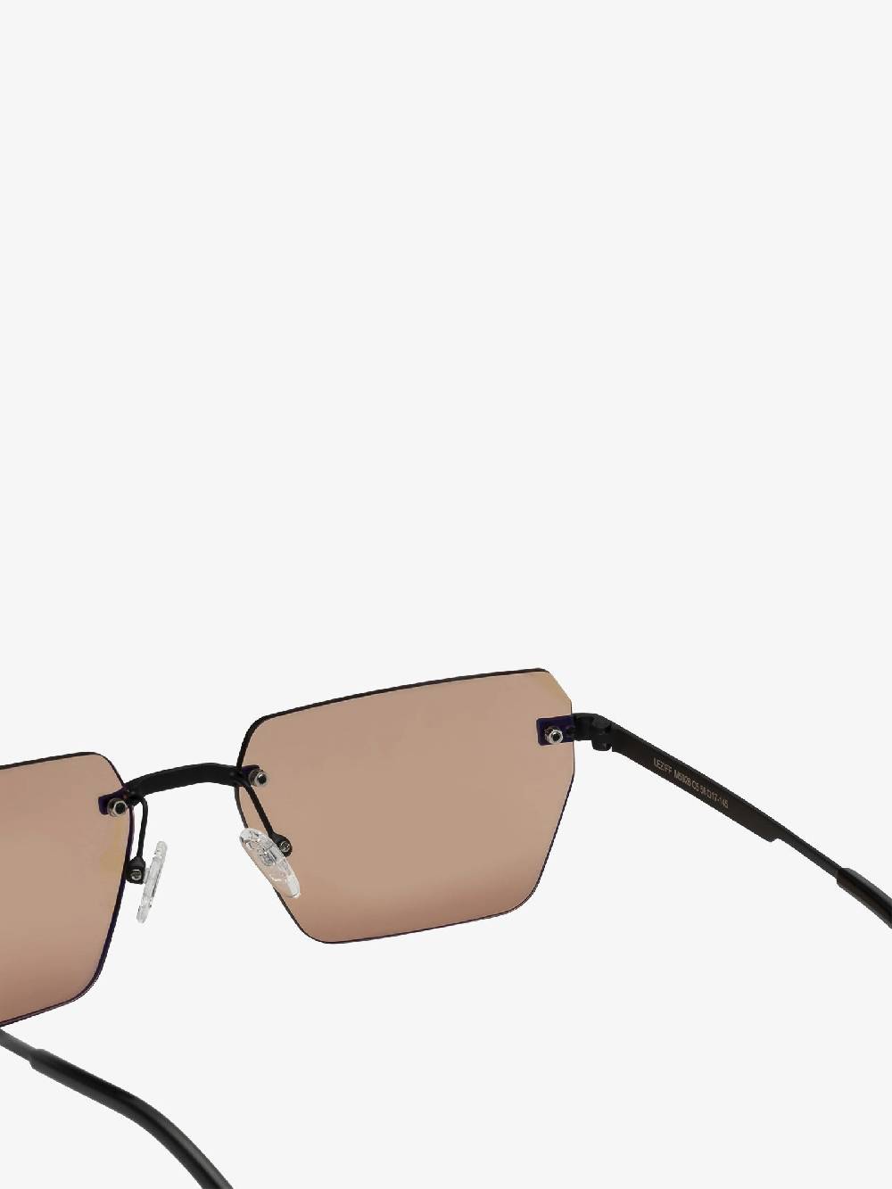 LEZIFF Occhiali da sole ARVIN uomo metallo arancione 50% di sconto con spedizione gratuita