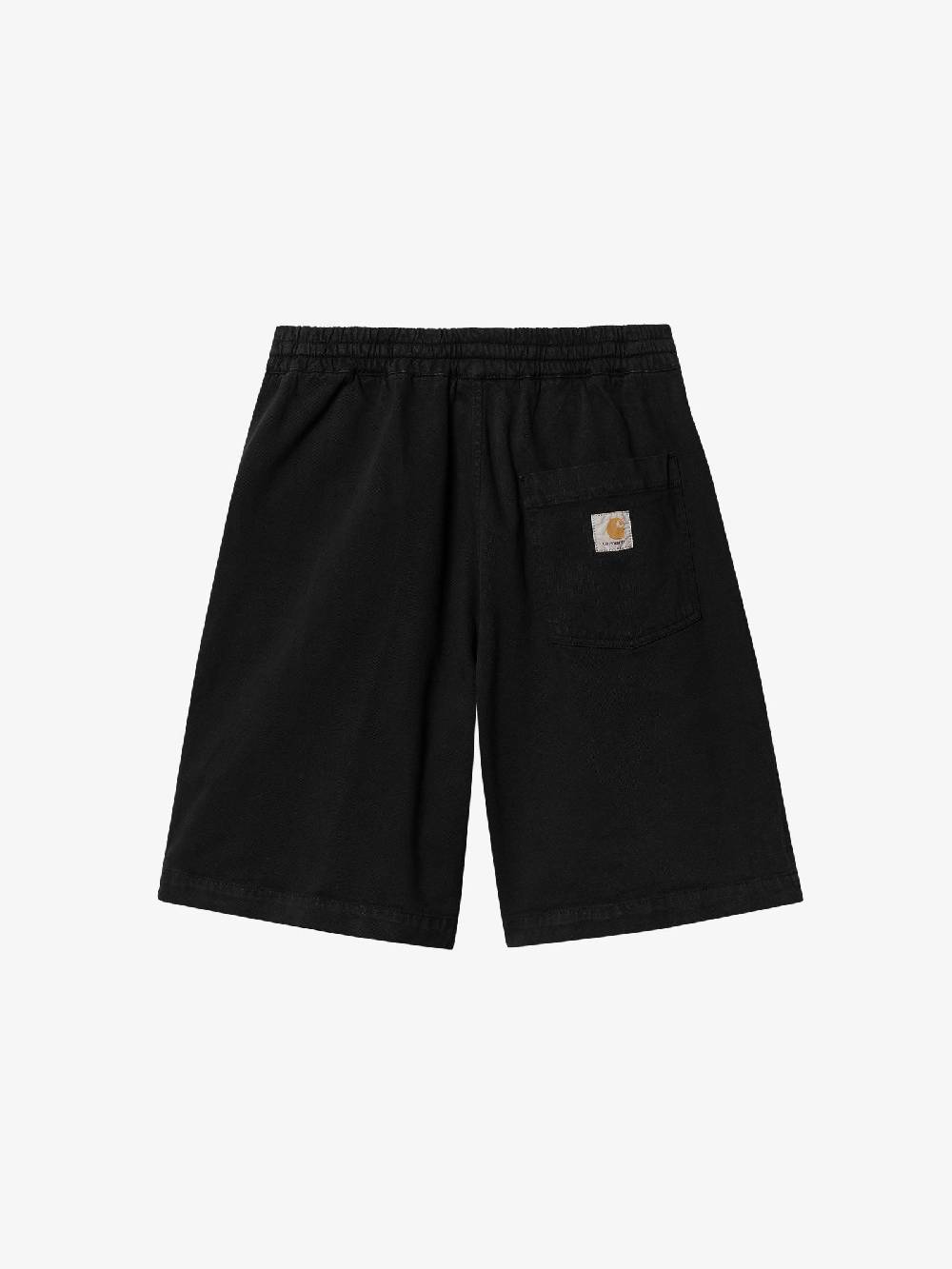 CARHARTT WIP Bermuda Floyde I033587_ uomo cotone nero Soddisfazione Garantita