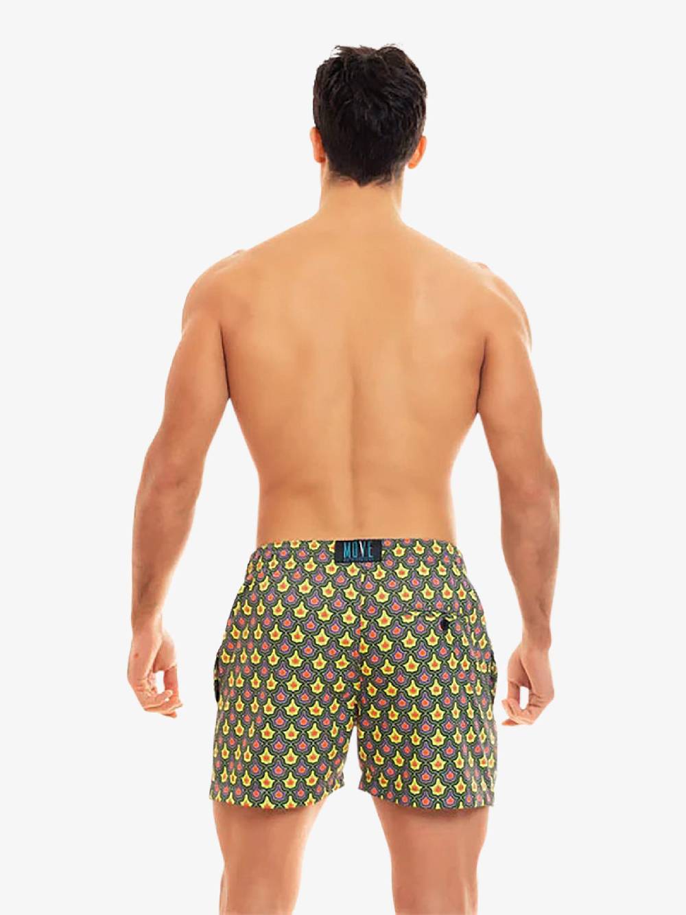 MOVE BEACHWEAR Costume da bagno Boxer Saint Vincent con stampa SVN PRINT 24 uomo giallo Acquista Ora