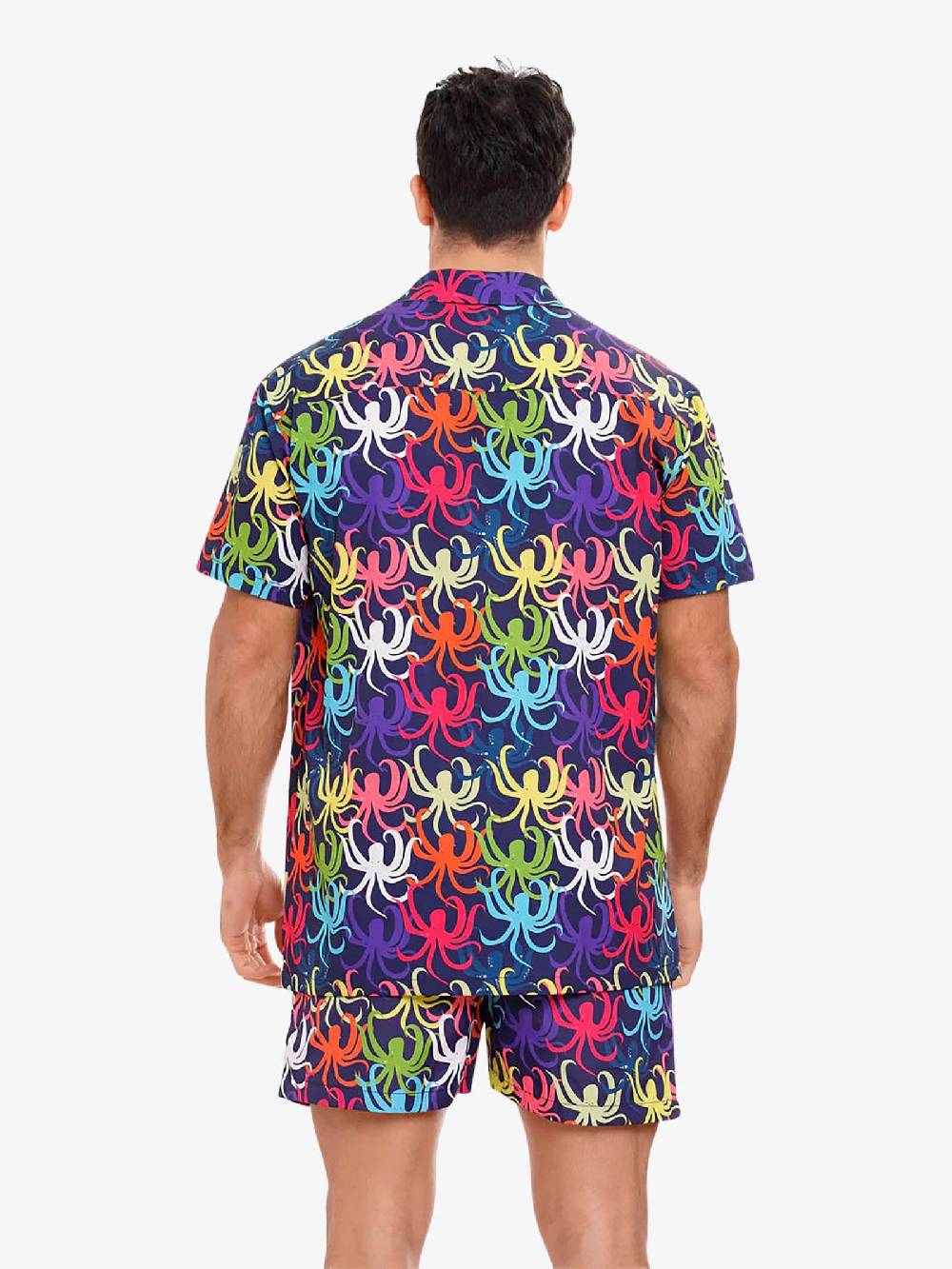 MOVE BEACHWEAR Camicia Bowling con stampa CAMICIA PRINT 24 uomo multicolor Convenienza
