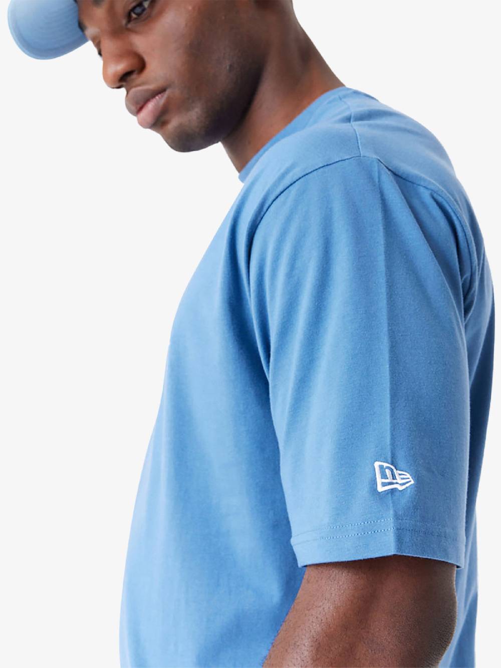 NEW ERA T-shirt Oversize LA Dodgers MLB World Series 60502659 uomo cotone azzurro Novità