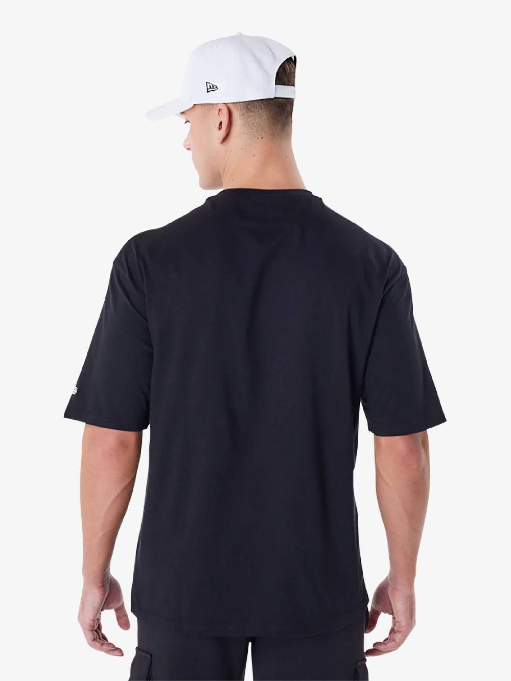 NEW ERA T-shirt Oversize LA Dodgers MLB Essential 60416724 uomo cotone nero Presa