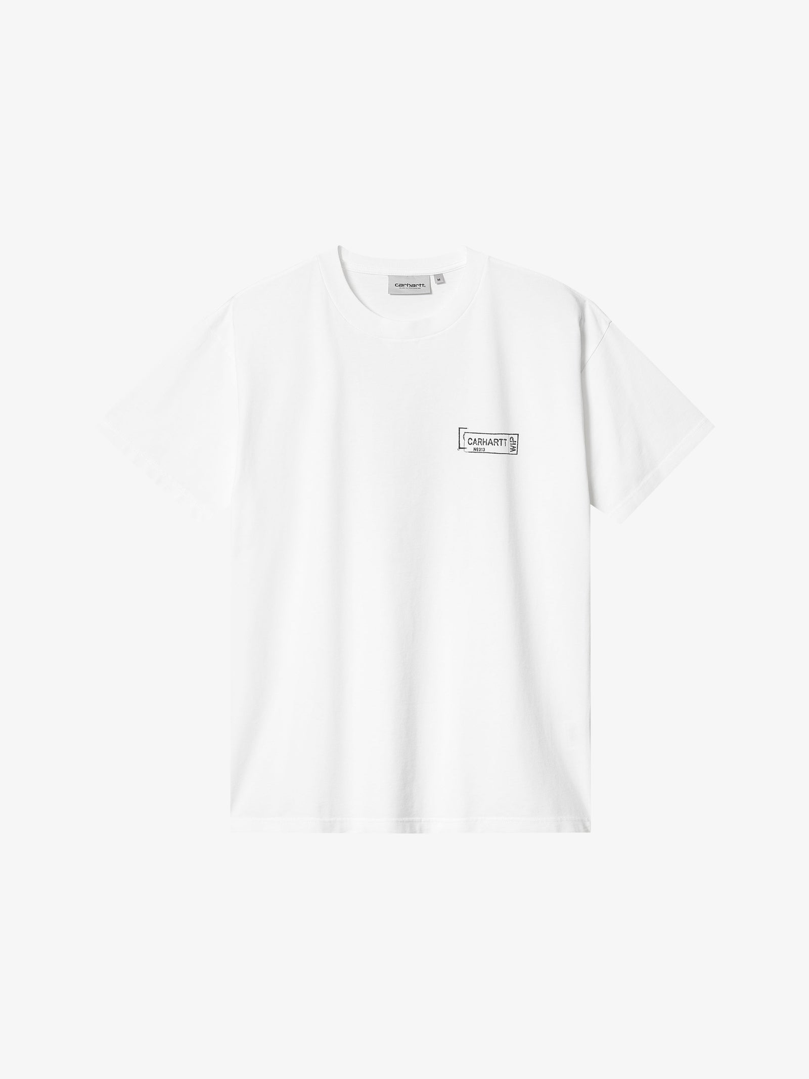 CARHARTT WIP T-shirt S/S Stamp I033670_ uomo cotone bianco Economico