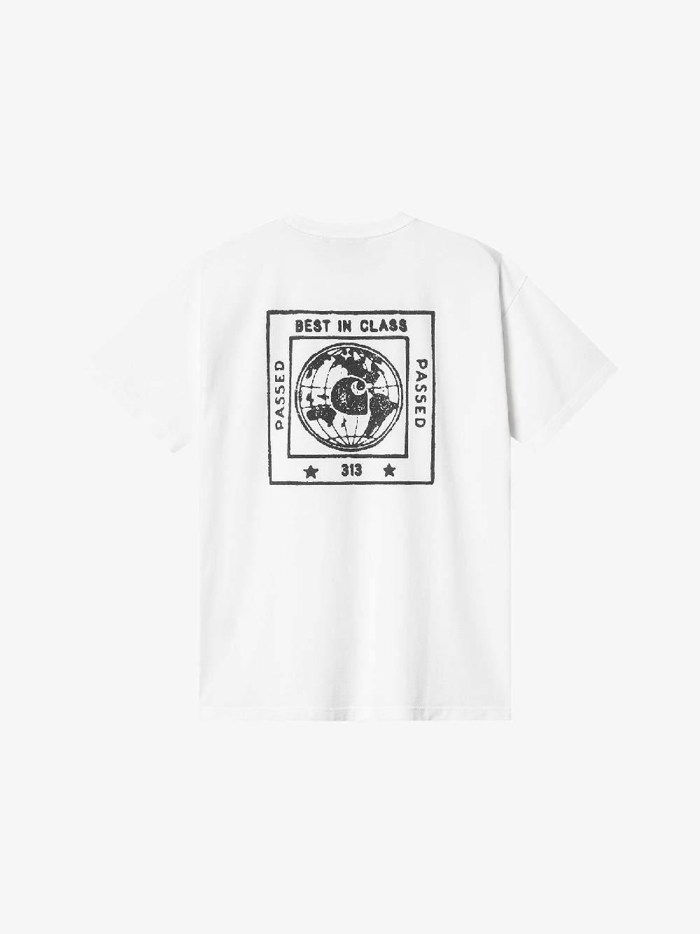 CARHARTT WIP T-shirt S/S Stamp I033670_ uomo cotone bianco Economico