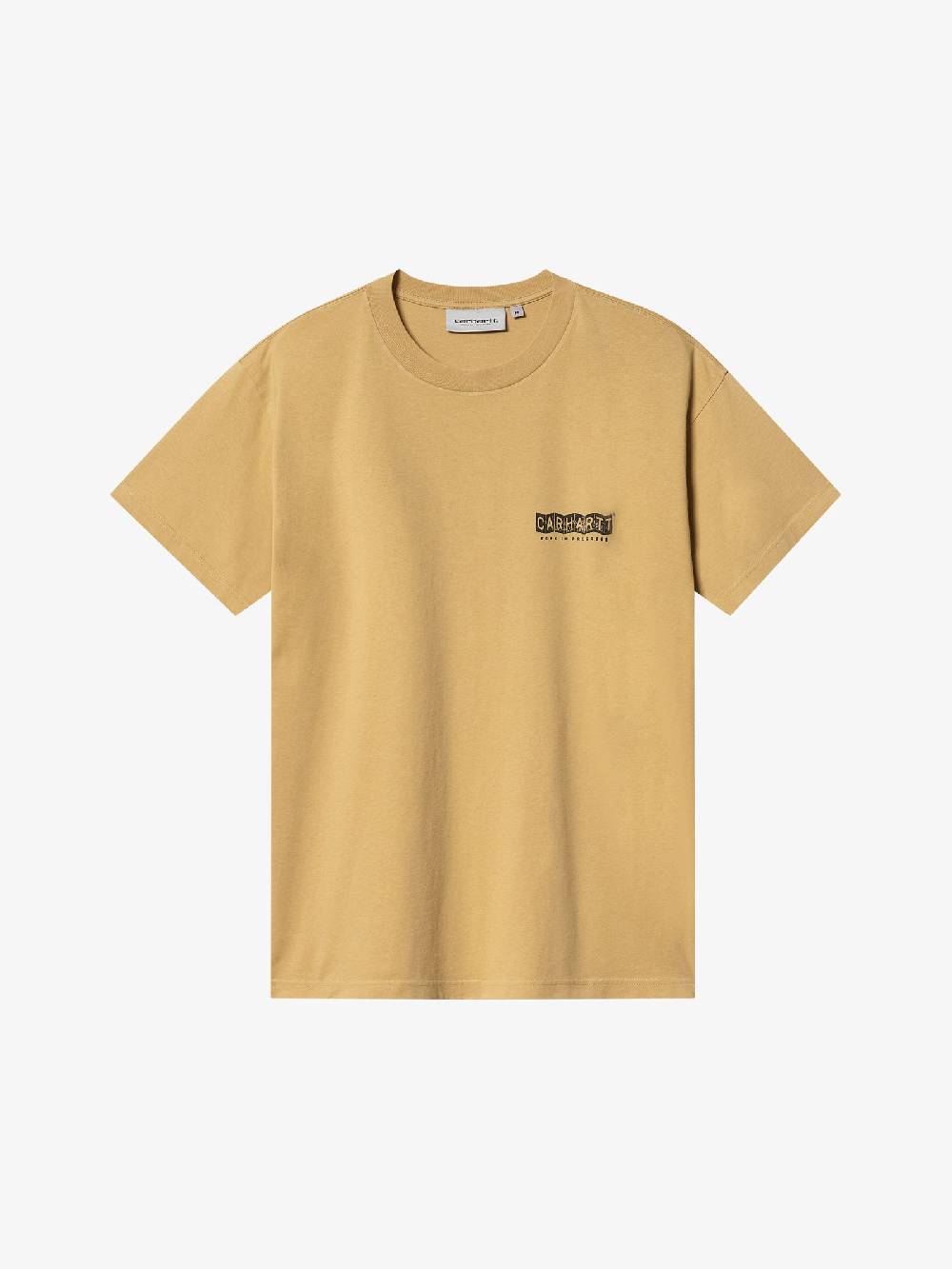 CARHARTT WIP T-shirt S/S Stamp I033670_ uomo cotone beige Online