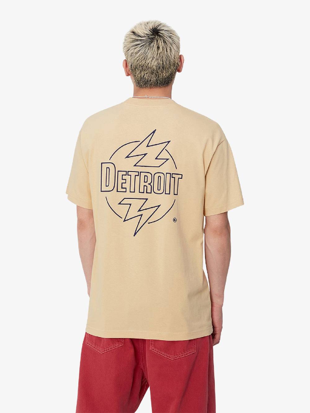 CARHARTT WIP T-shirt S/S Ablaze I033639_ uomo cotone beige Offerte