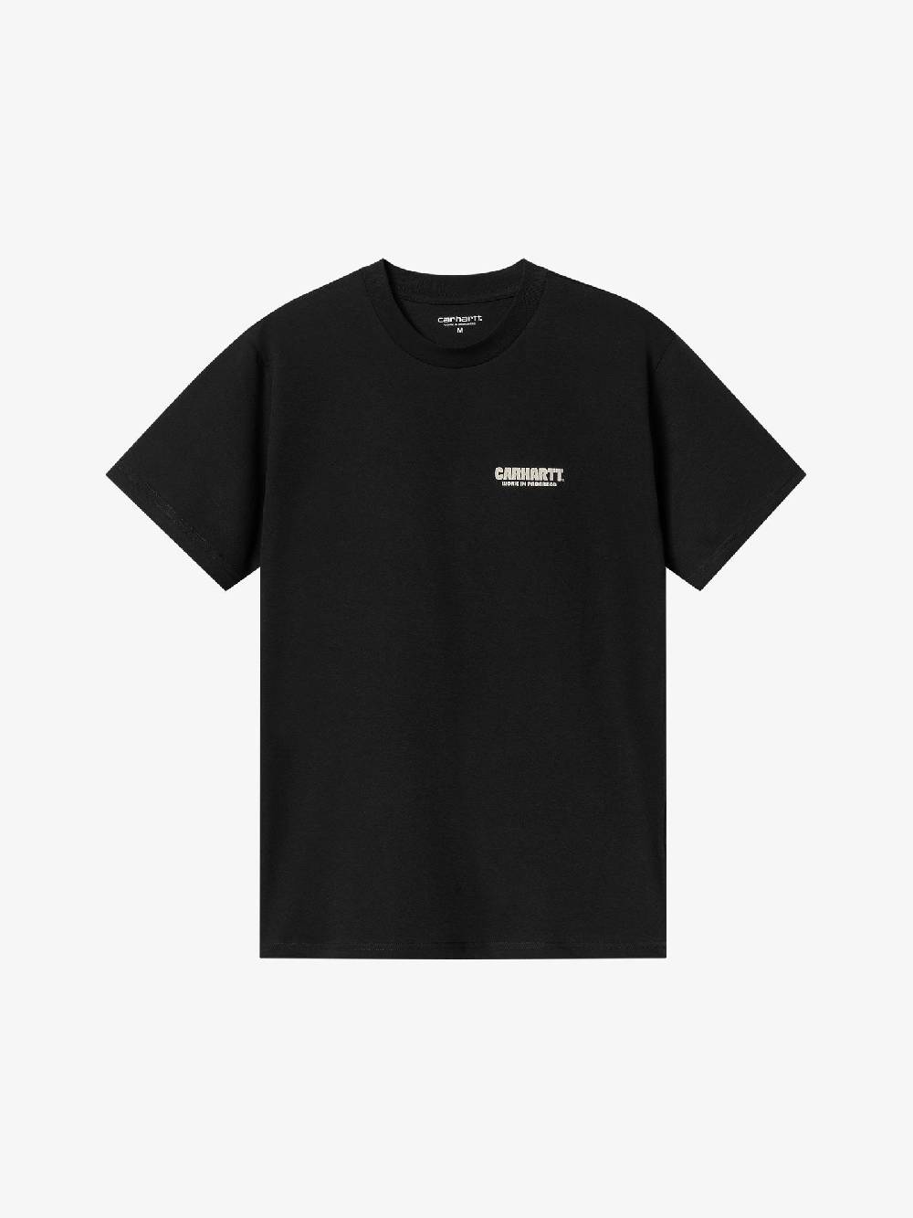 CARHARTT WIP T-shirt S/S Trade I033638_ uomo cotone nero Vendita Calda