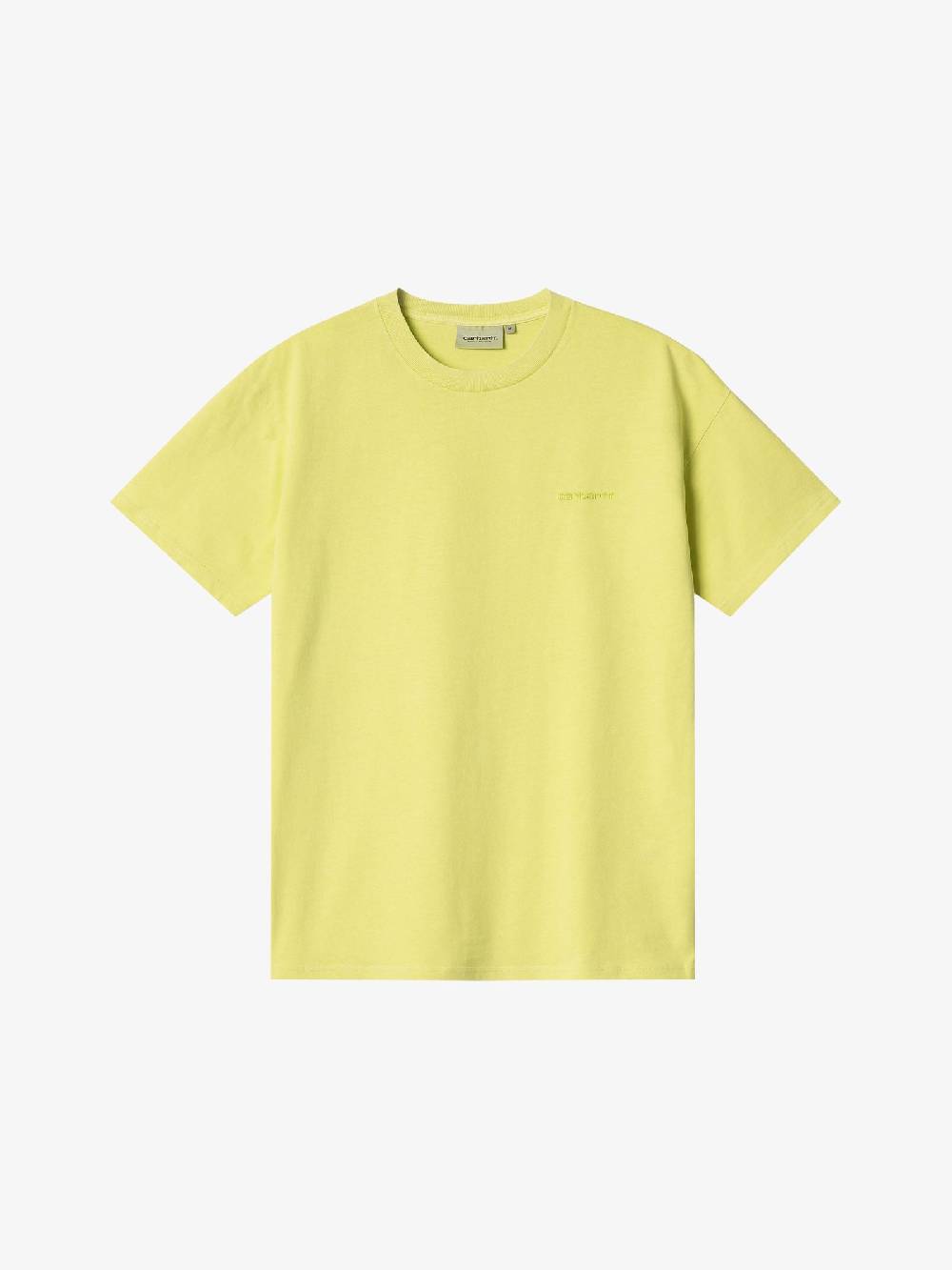 CARHARTT WIP T-shirt S/S Duster Script I033622_ uomo cotone giallo Saldi Di Fabbrica