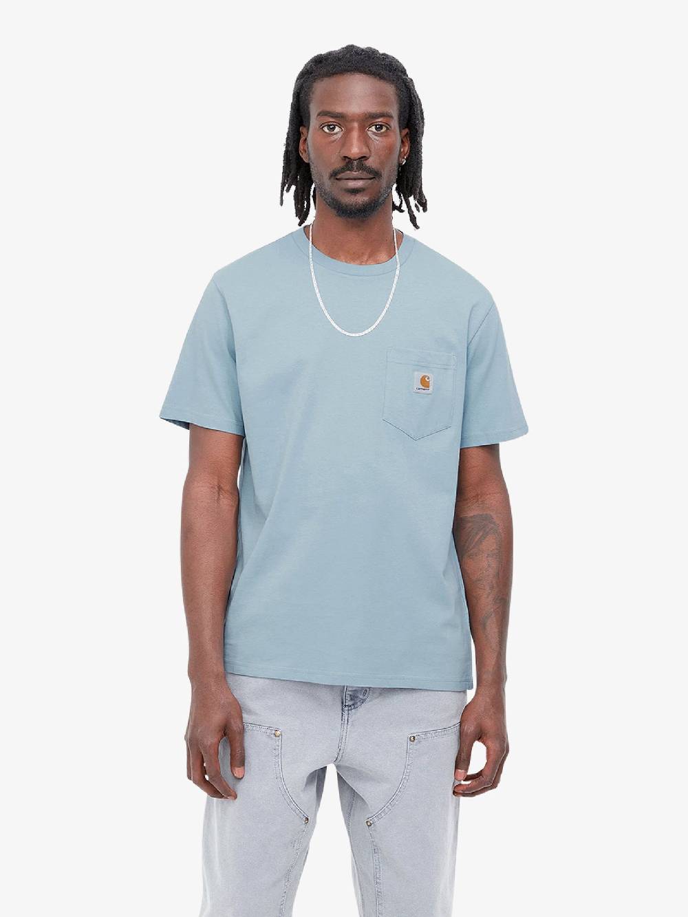 CARHARTT WIP T-Shirt I030434_02_XX uomo bianca In Saldo