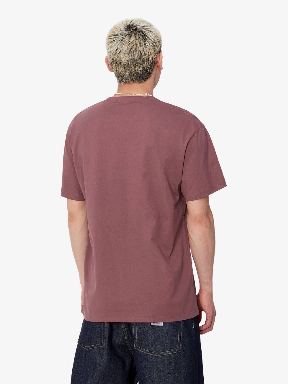 CARHARTT WIP T-Shirt S/S Chase I026391_00R_XX uomo in cotone bianco Sconto di tempo limitato