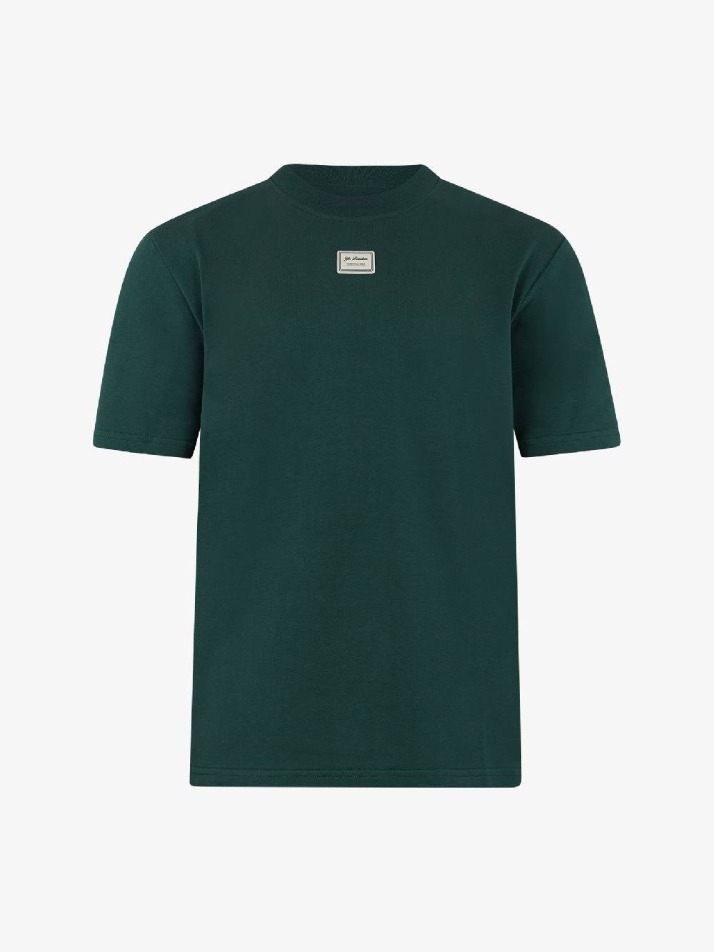 YES LONDON T-shirt XM4116 uomo cotone verde Grande vendita