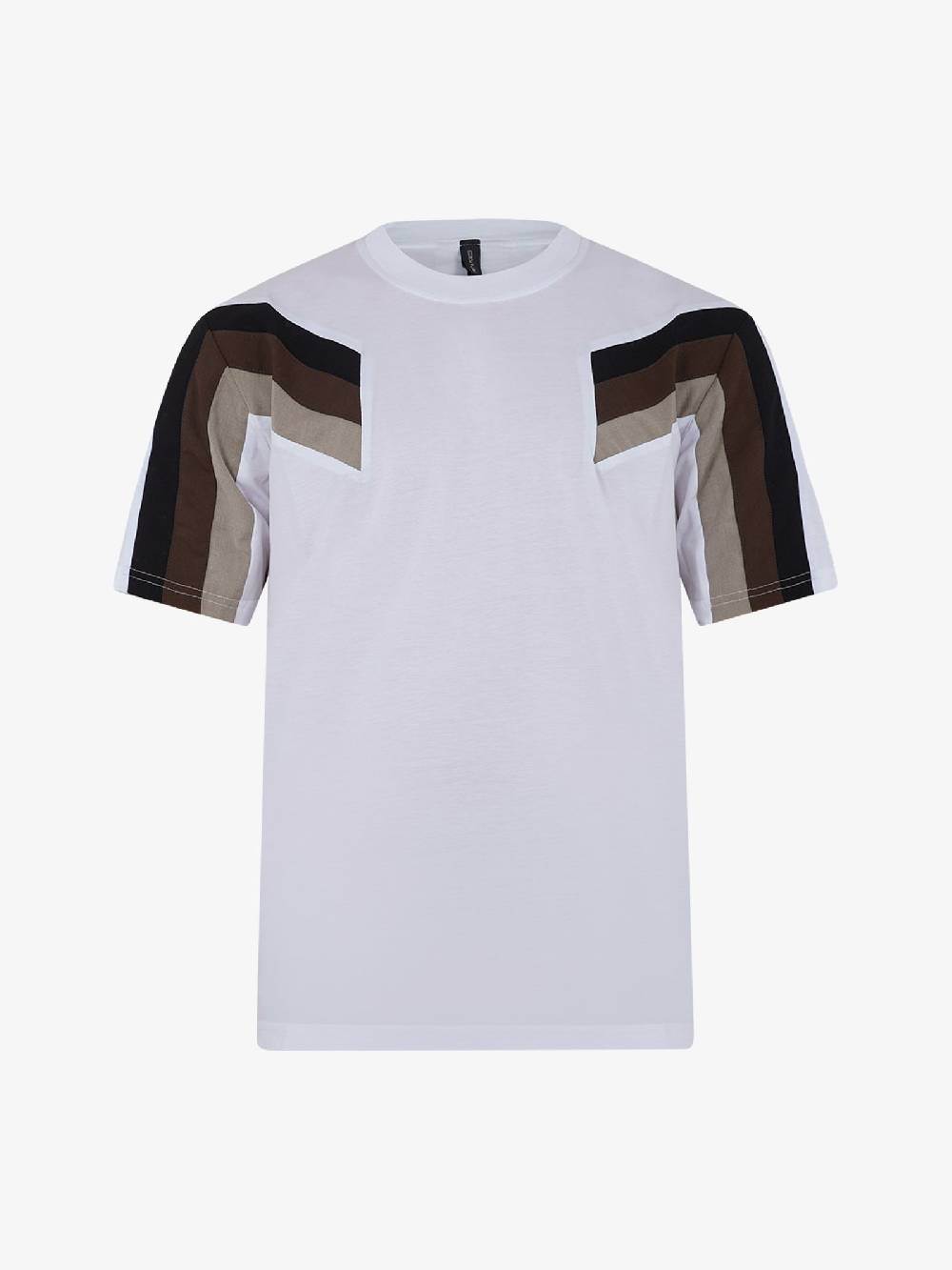 PRET A PORTER T-shirt girocollo con stampa M9M2752 uomo cotone bianco Fornitura limitata