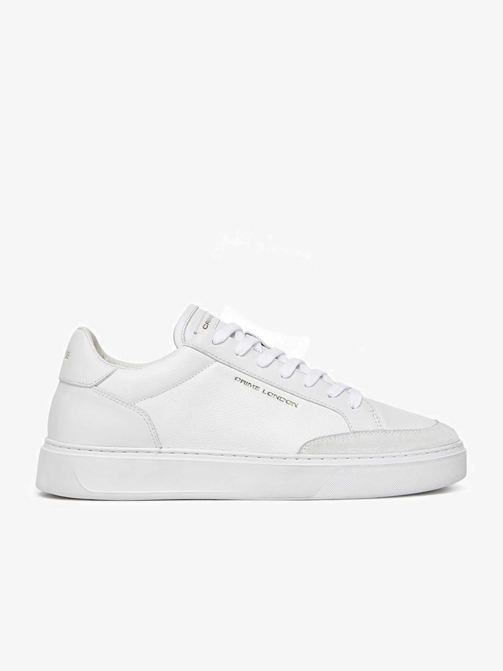 CRIME LONDON Sneakers Eclipse 17670PP6 uomo pelle bianco Offerta esclusiva