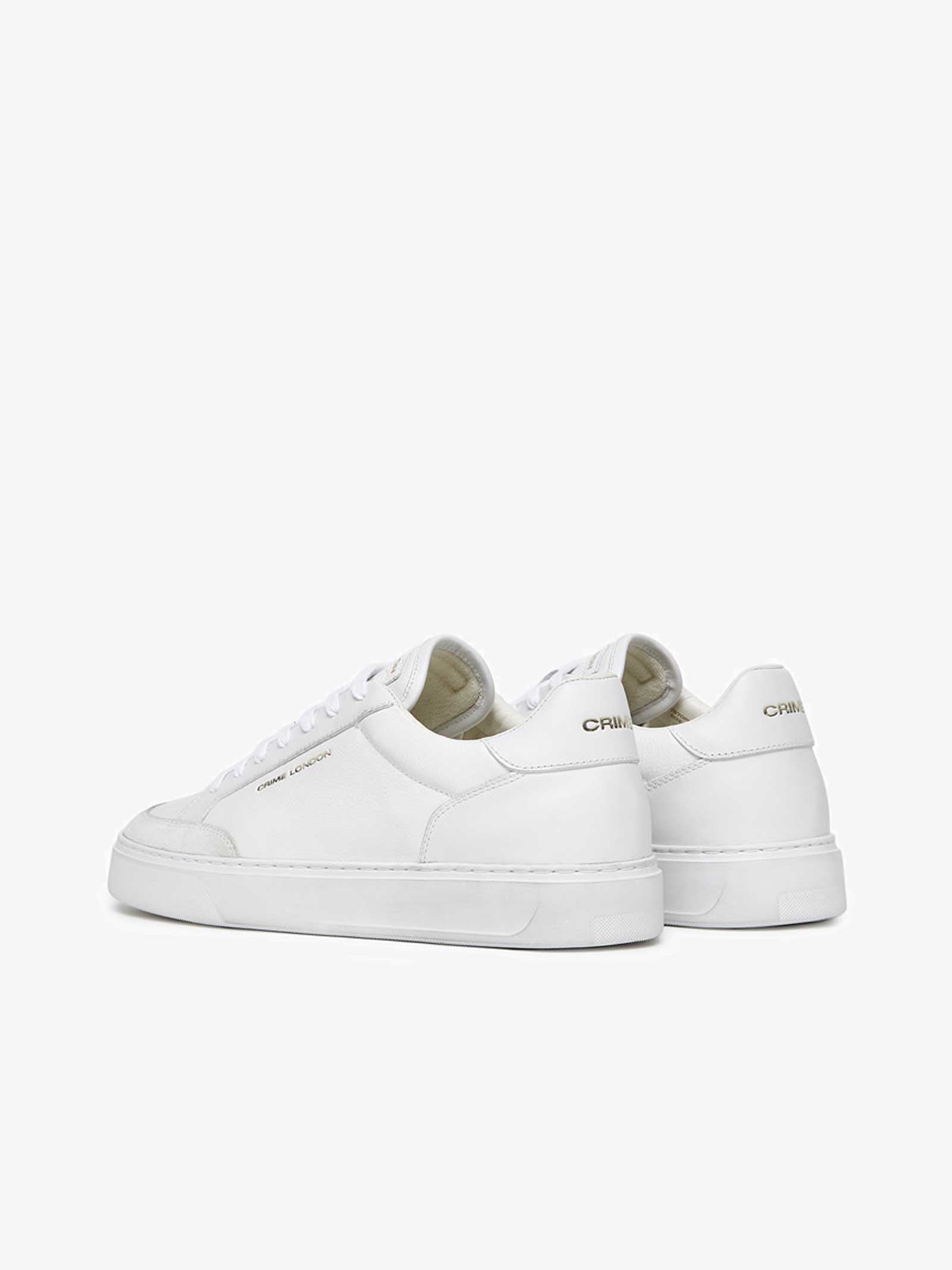 CRIME LONDON Sneakers Eclipse 17670PP6 uomo pelle bianco Offerta esclusiva