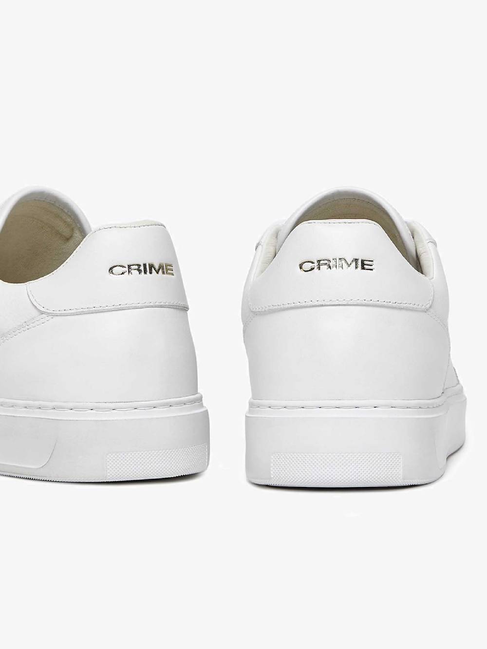 CRIME LONDON Sneakers Eclipse 17670PP6 uomo pelle bianco Offerta esclusiva
