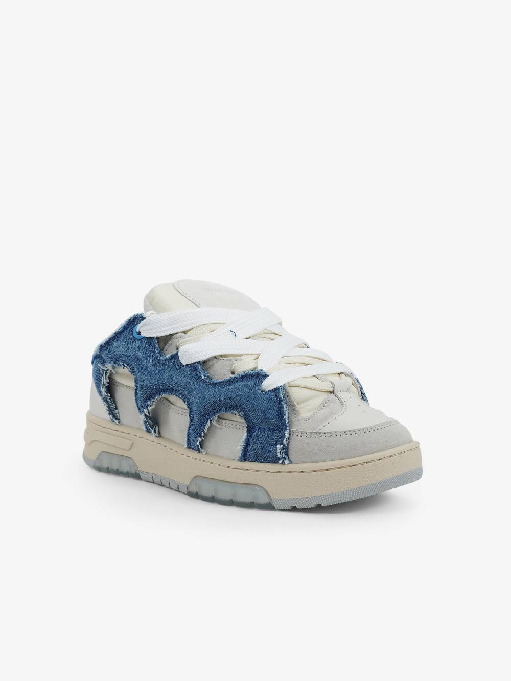 DANILO PAURA Sneakers YU01-S1-SU-AP SANTHA 1 pelle denim Offerta Giorno del Papà