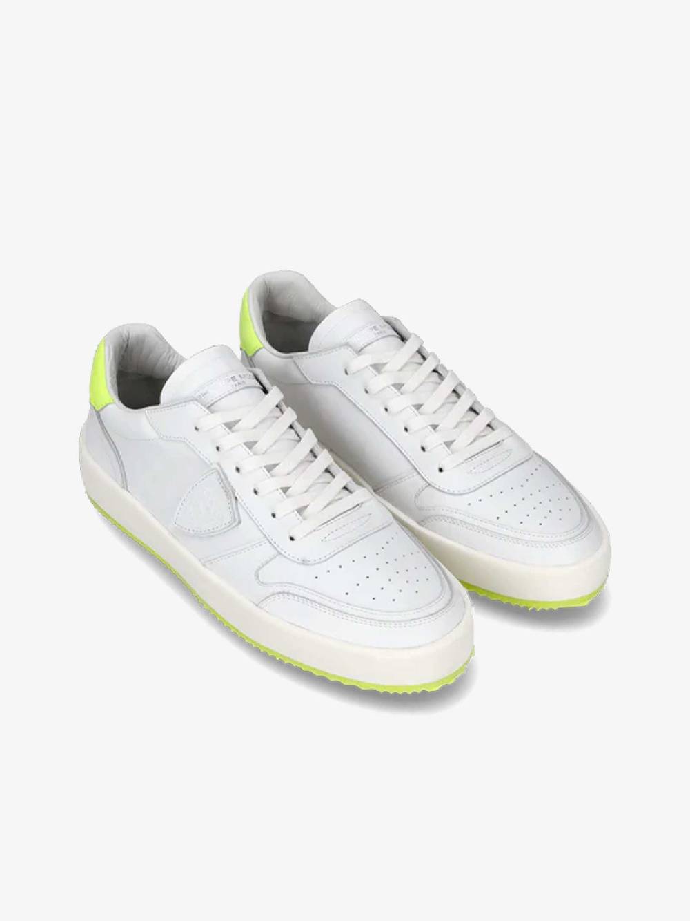 PHILIPPE MODEL Sneakers Nice Low VNLU uomo pelle bianco Smaltimento dello stoccaggio