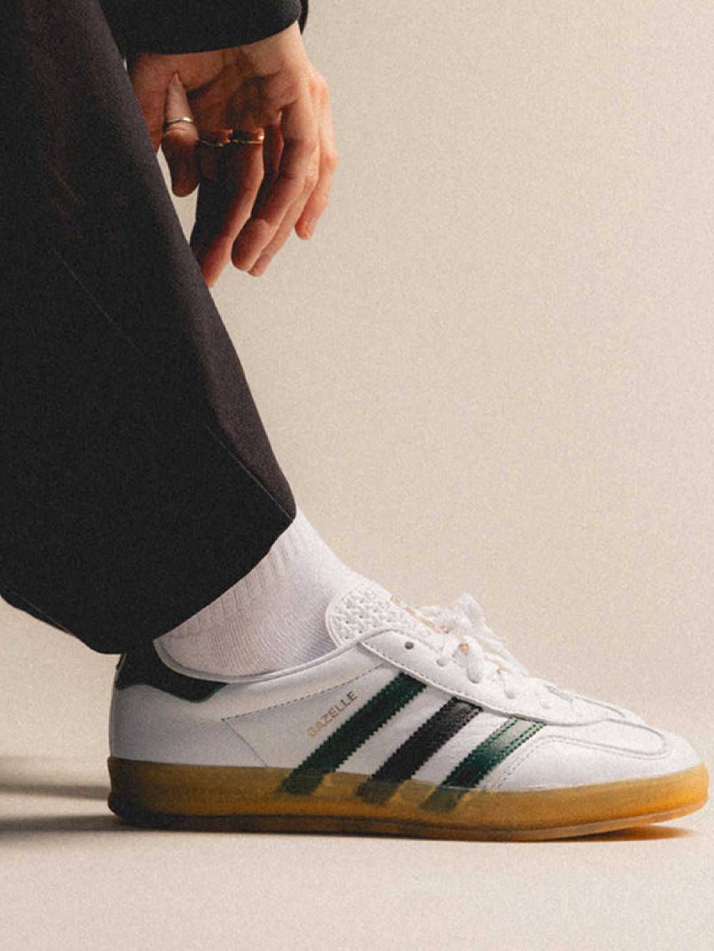 ADIDAS Sneakers GAZELLE INDOOR W IE2957 pelle bianco Offerte esclusive