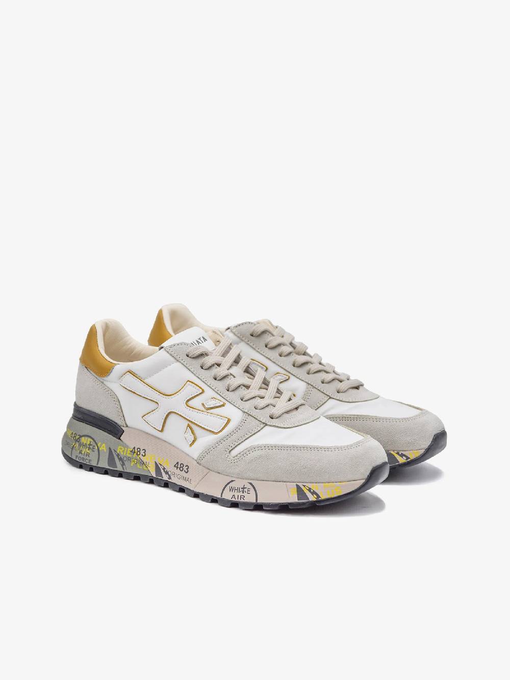 PREMIATA Sneakers MICK 6613 uomo pelle bianco Nuovi prodotti
