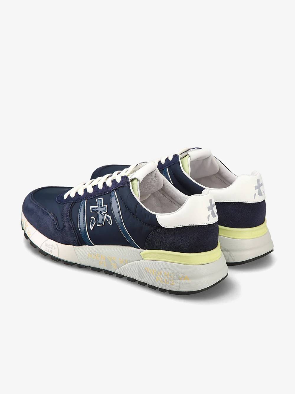 PREMIATA Sneakers LANDER 6634 uomo pelle blu Offerte stagionali