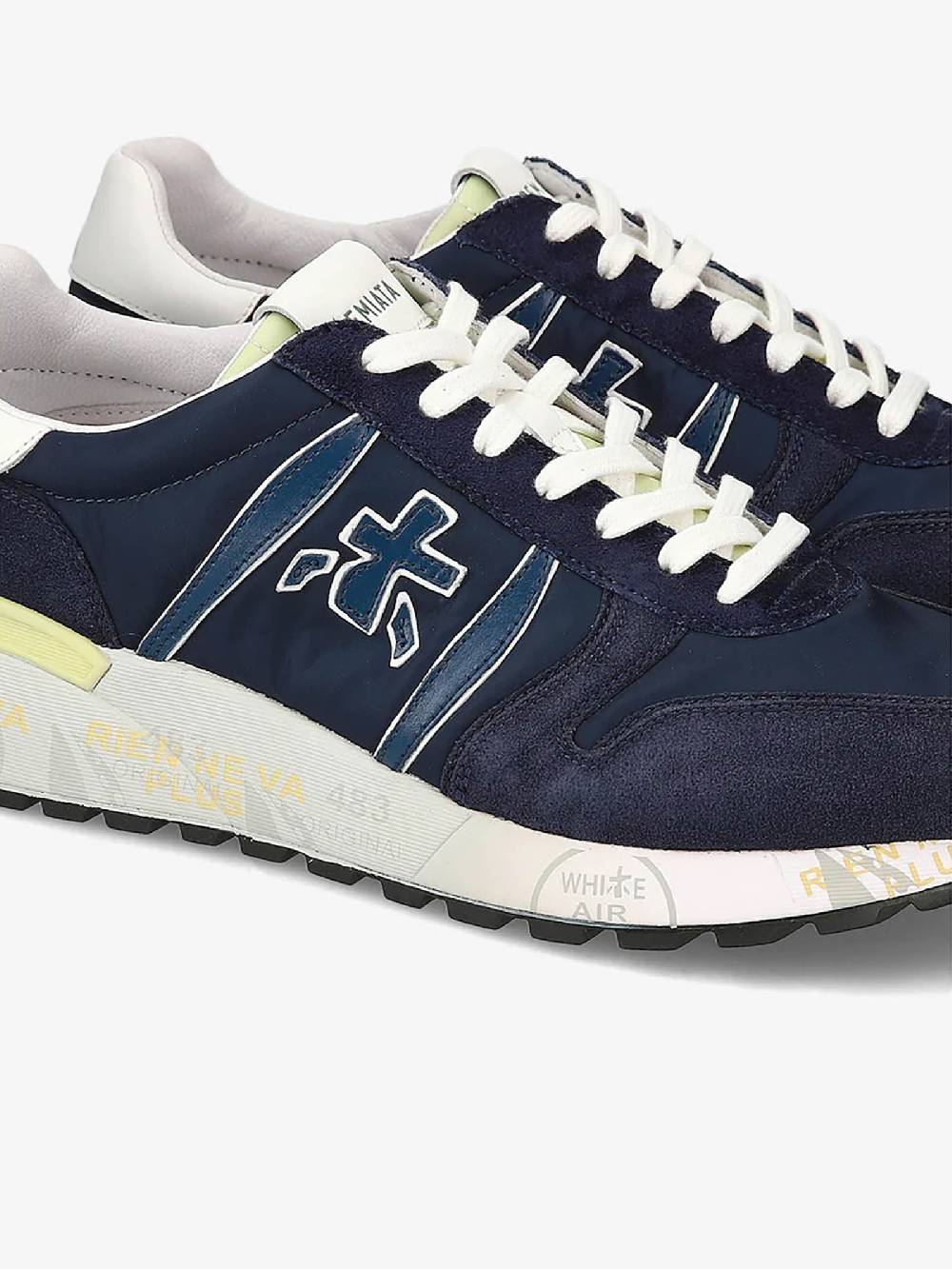 PREMIATA Sneakers LANDER 6634 uomo pelle blu Offerte stagionali