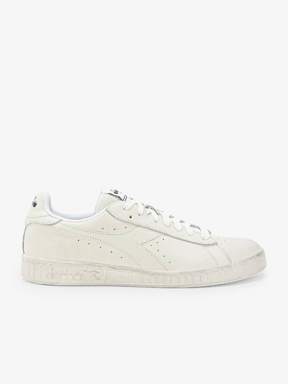DIADORA Sneakers Game L Low Waxed 501.178301_ uomo in pelle bianco Enormi risparmi