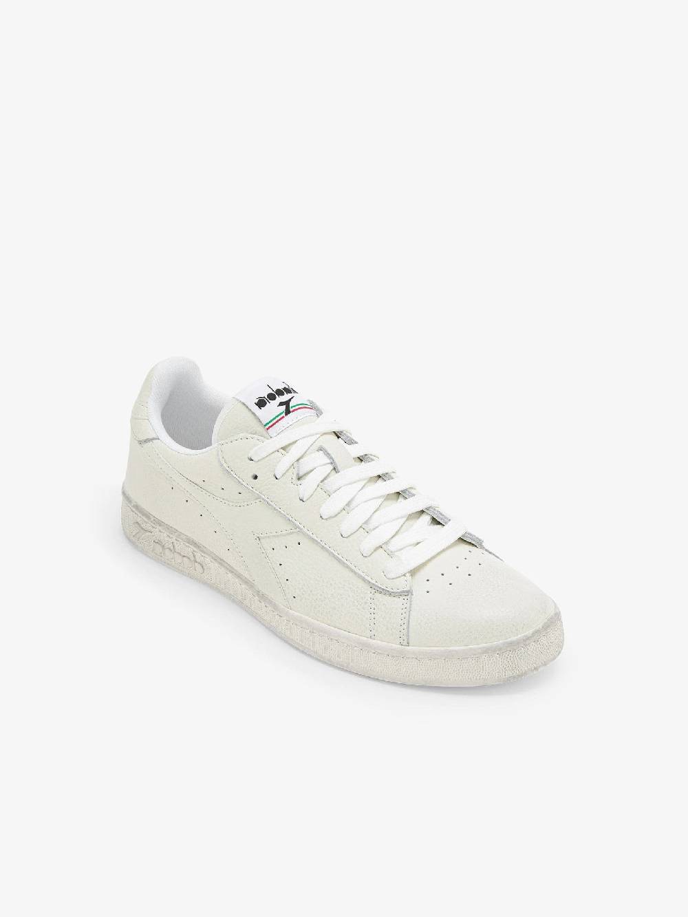 DIADORA Sneakers Game L Low Waxed 501.178301_ uomo in pelle bianco Enormi risparmi