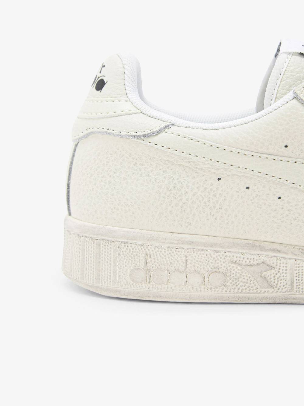 DIADORA Sneakers Game L Low Waxed 501.178301_ uomo in pelle bianco Enormi risparmi