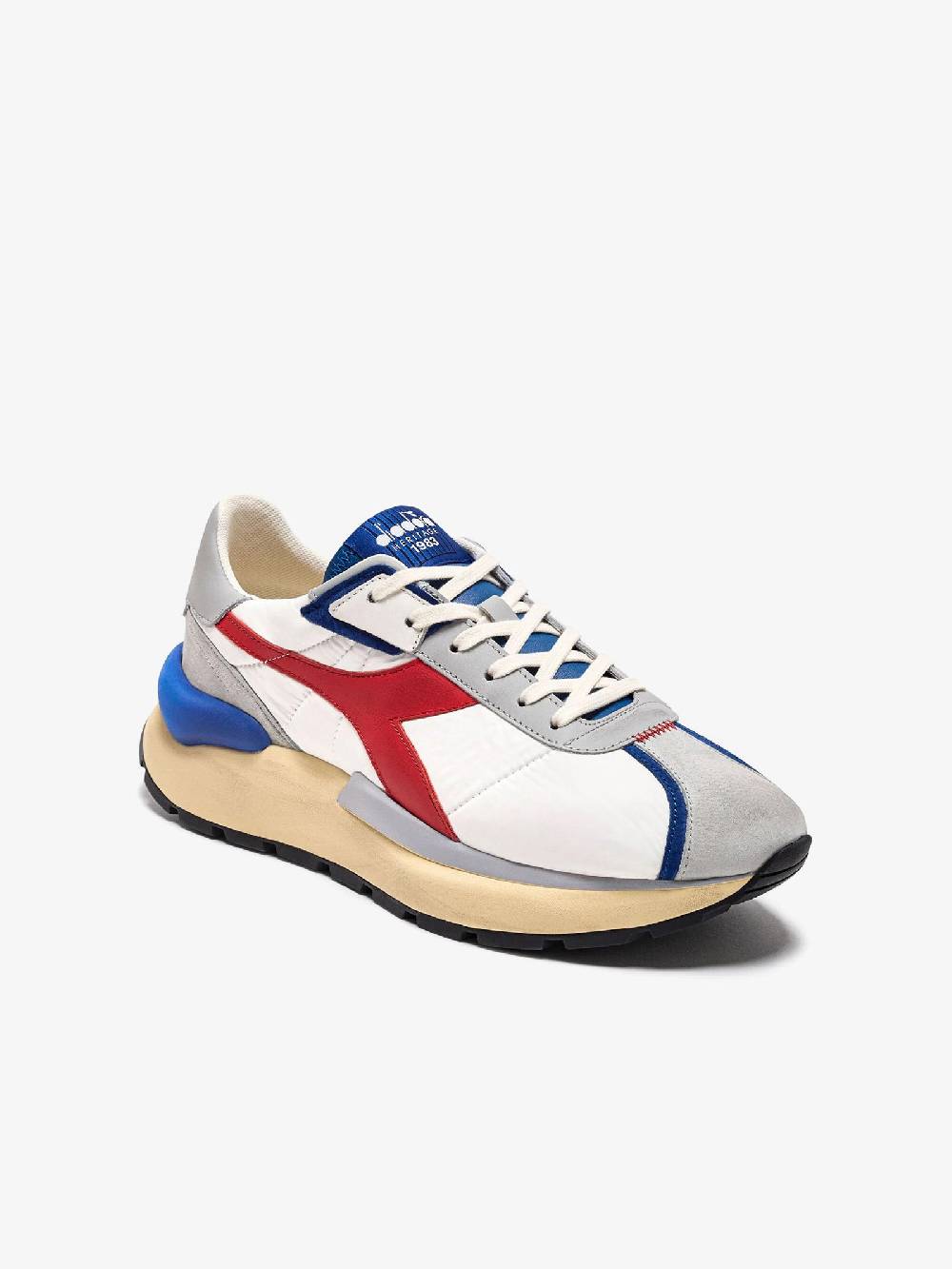DIADORA Sneakers ELITE 201.180469_ uomo pelle bianco Prezzo basso