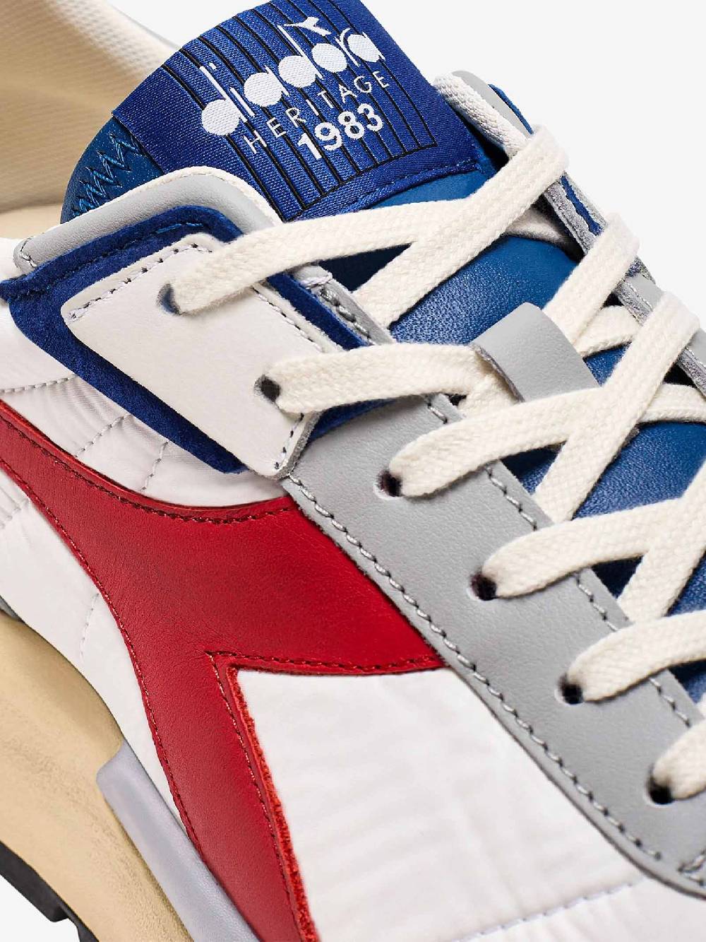 DIADORA Sneakers ELITE 201.180469_ uomo pelle bianco Prezzo basso