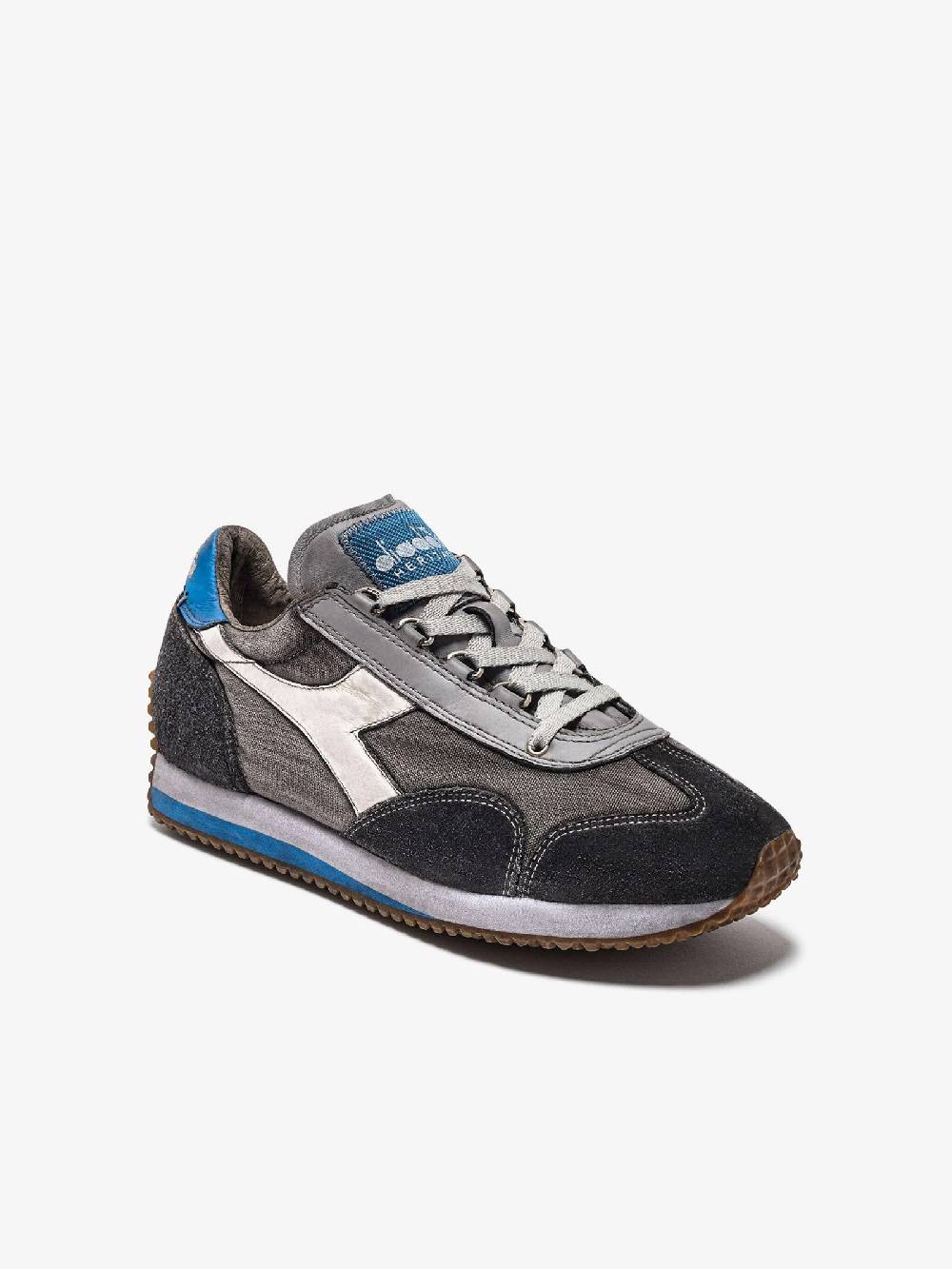 DIADORA Sneakers EQUIPE H DIRTY STONE WASH EVO 201.174736_ uomo pelle grigio Offerta settimanale