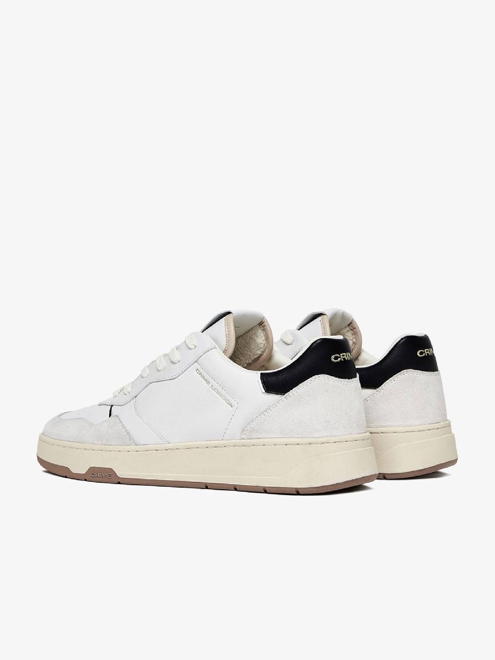 CRIME LONDON Sneakers Timeless 17201PP6 uomo in pelle bianco ACQUISTA ORA