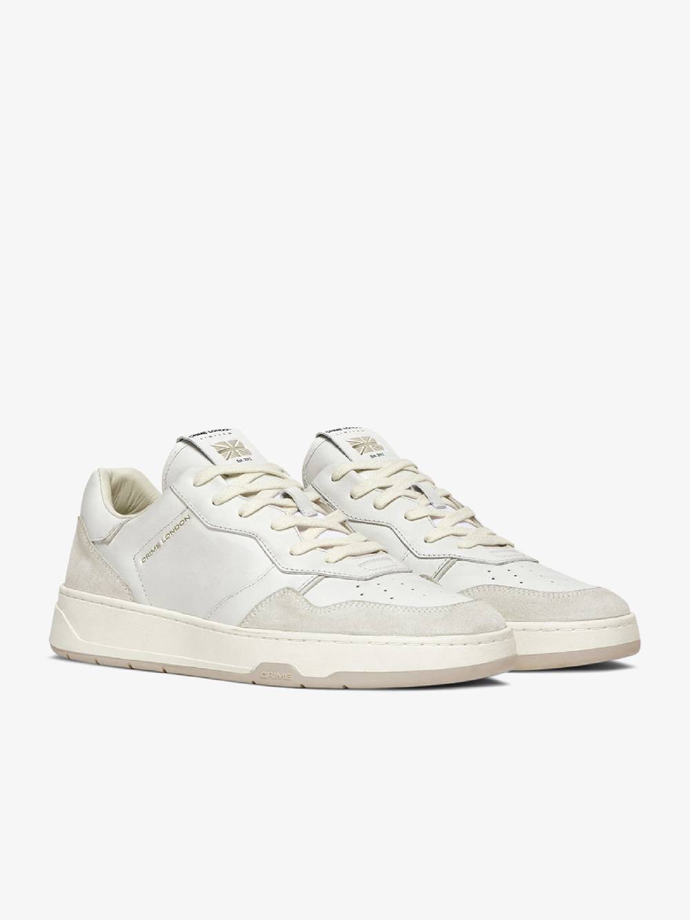 CRIME LONDON Sneakers Timeless 17200PP6 uomo in pelle bianco Latest stili