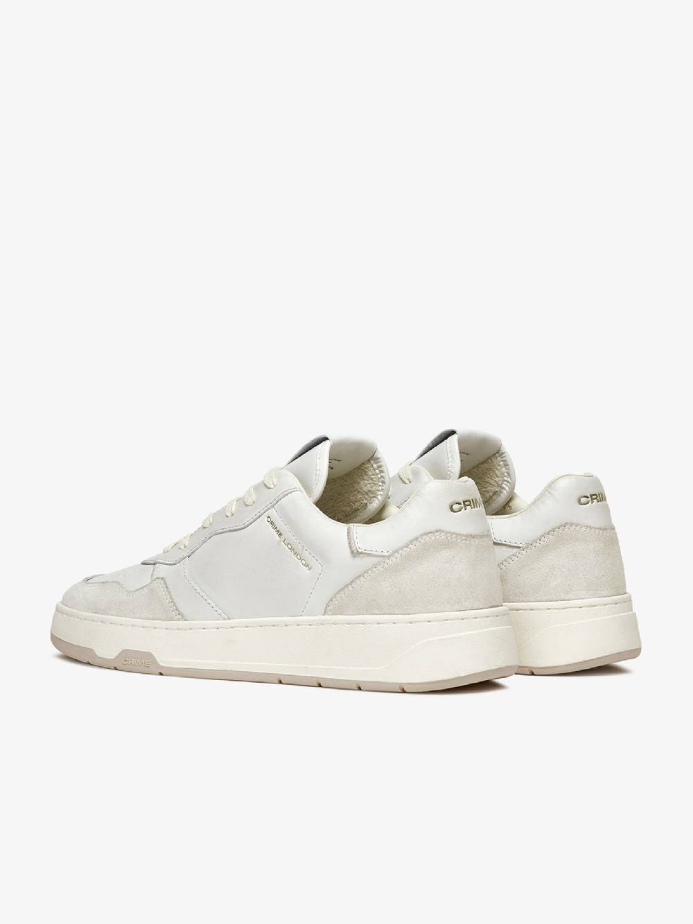 CRIME LONDON Sneakers Timeless 17200PP6 uomo in pelle bianco Latest stili