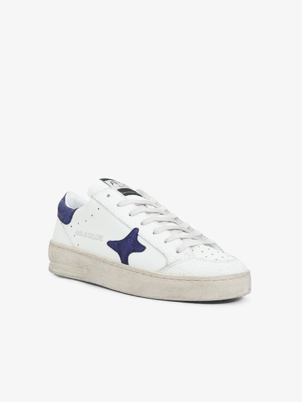AMA BRAND Sneakers 2775 uomo in pelle bianco Sostegno trimestrale