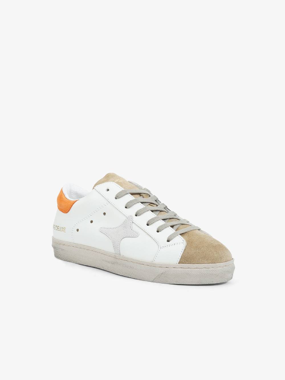 AMA BRAND Sneakers 2736 uomo in pelle bianco Discount Store per i nuovi prodotti