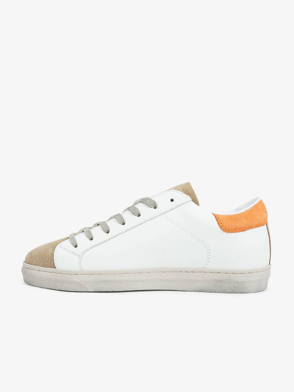 AMA BRAND Sneakers 2736 uomo in pelle bianco Discount Store per i nuovi prodotti