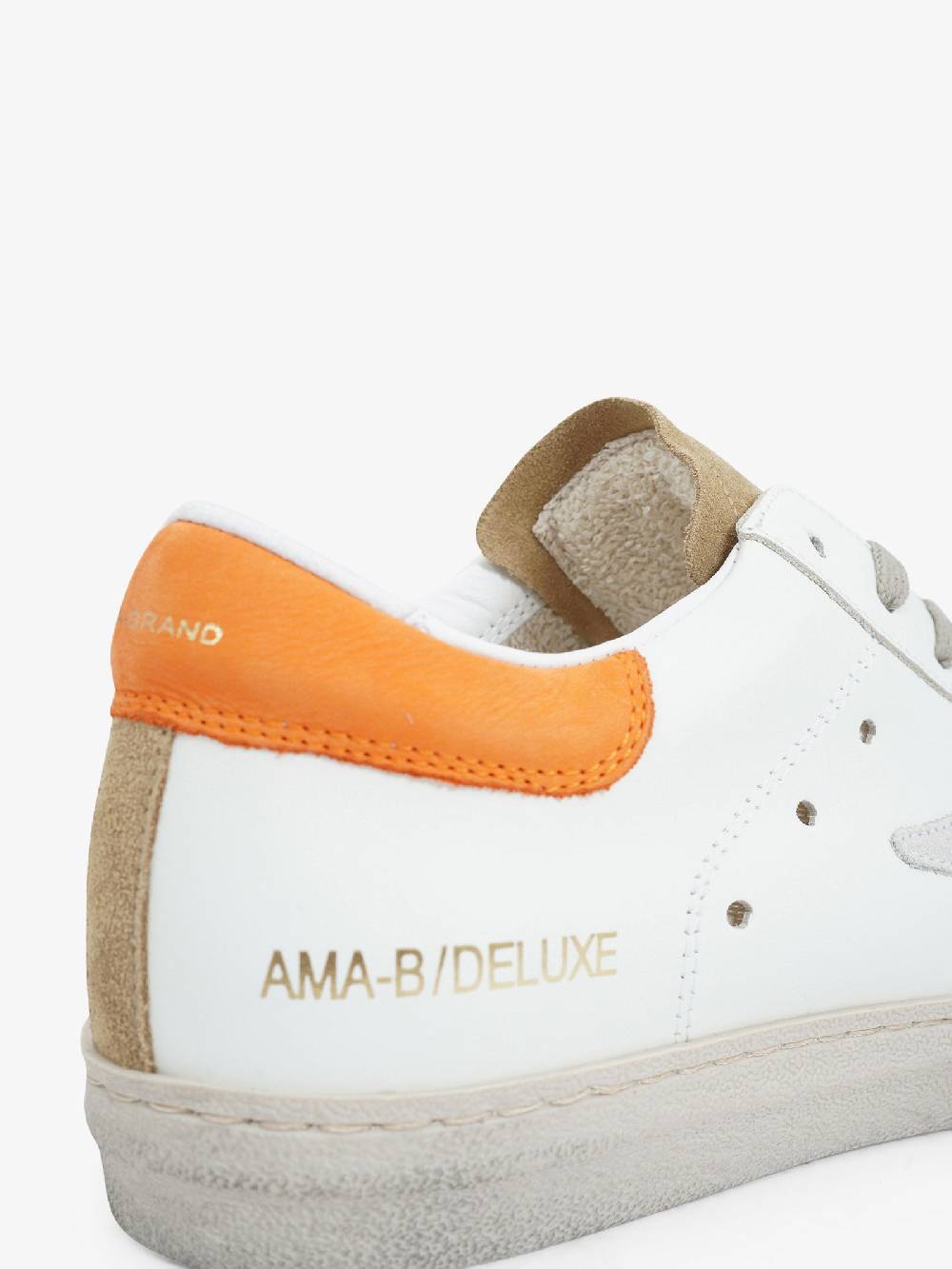 AMA BRAND Sneakers 2736 uomo in pelle bianco Discount Store per i nuovi prodotti