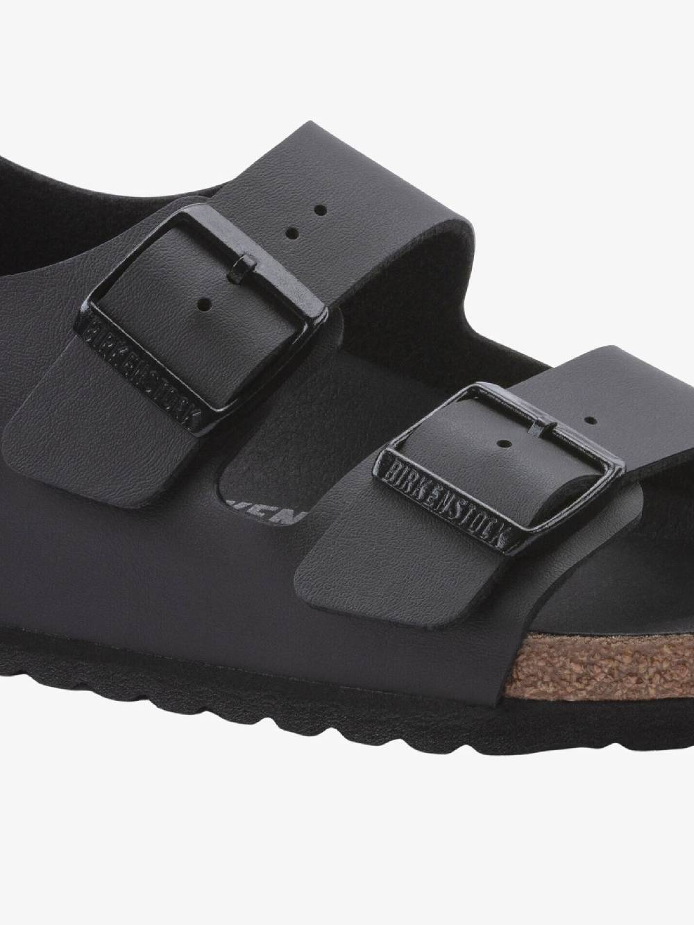 BIRKENSTOCK Ciabatte Milano BS uomo nere 50% di sconto con spedizione gratuita