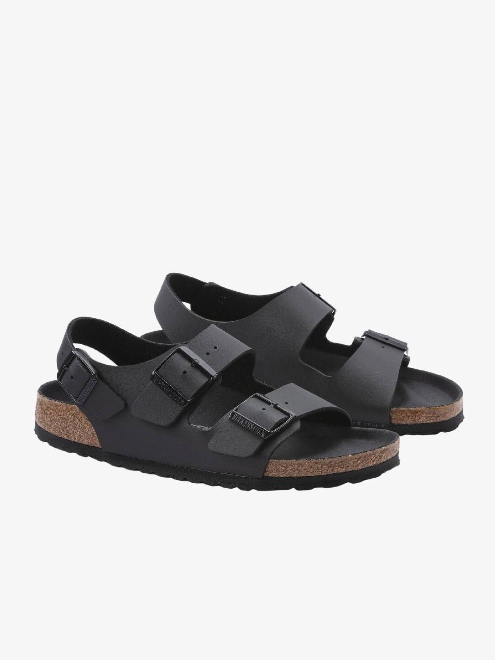 BIRKENSTOCK Ciabatte Milano BS uomo nere 50% di sconto con spedizione gratuita