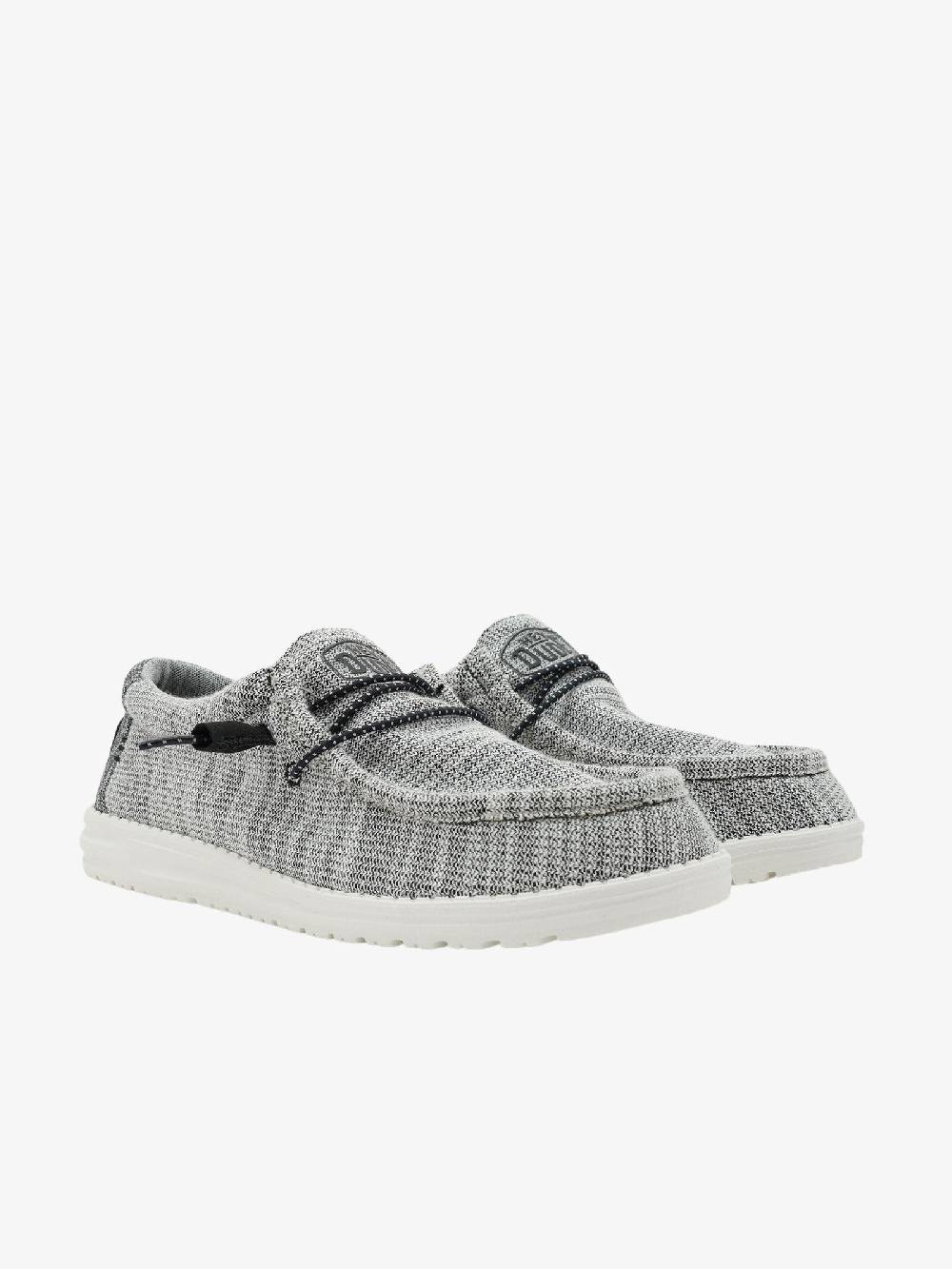 HEY DUDE Mocassini 400251 uomo grigio Italy