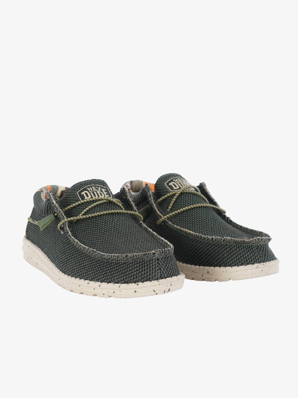 HEY DUDE Mocassini Wally Sox uomo verde Qualità