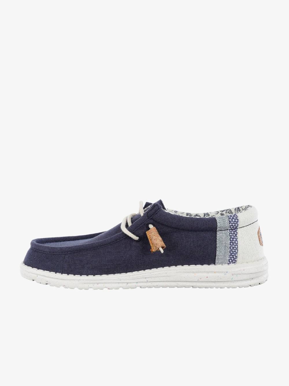 HEY DUDE Mocassini Wally Break Stitch uomo blu Vendita
