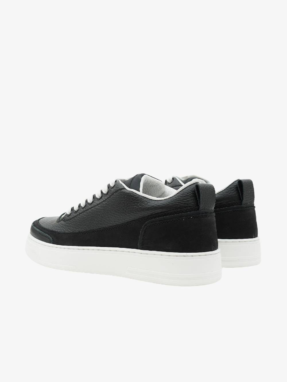 ANDREWE Sneakers MS300 uomo in pelle bottalata nera Fino Al -60%