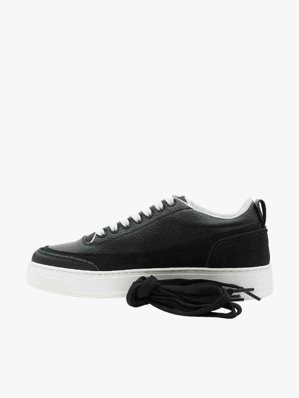 ANDREWE Sneakers MS300 uomo in pelle bottalata nera Fino Al -60%