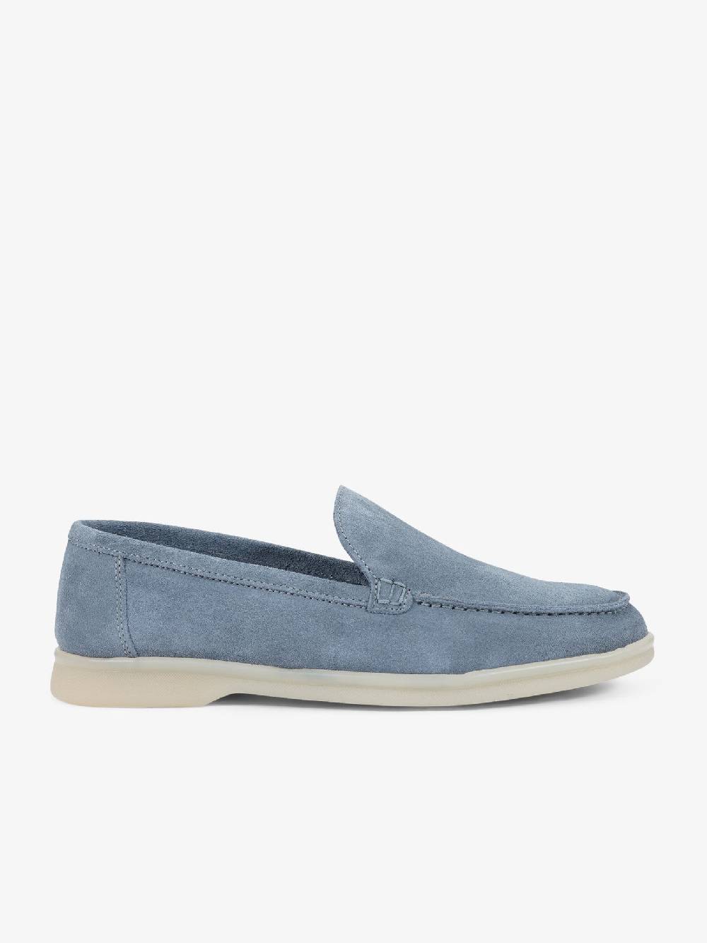 LORIS LORENZO Scarpe basse LORI27 uomo camoscio azzurro Shopping online